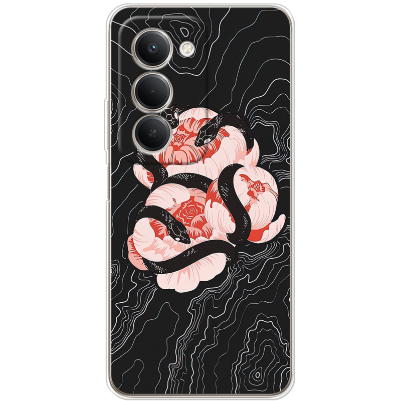 Чохол BoxFace Xiaomi Redmi 15 Snake Rose