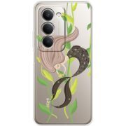 Прозорий чохол BoxFace Xiaomi Redmi 15 Cute Mermaid