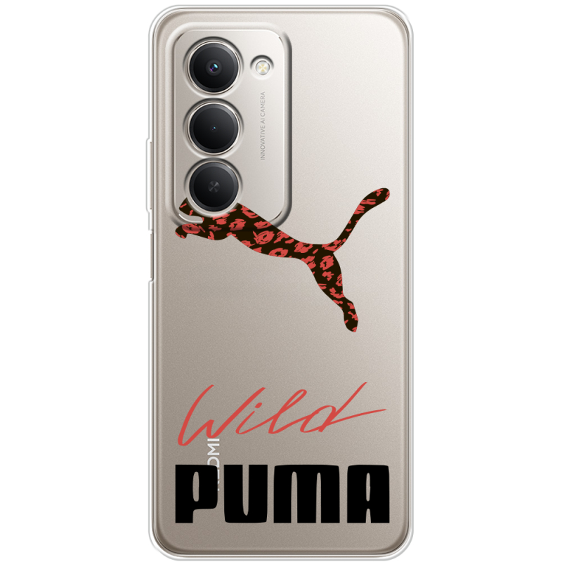 Прозорий чохол BoxFace Xiaomi Redmi 15 Wild Cat