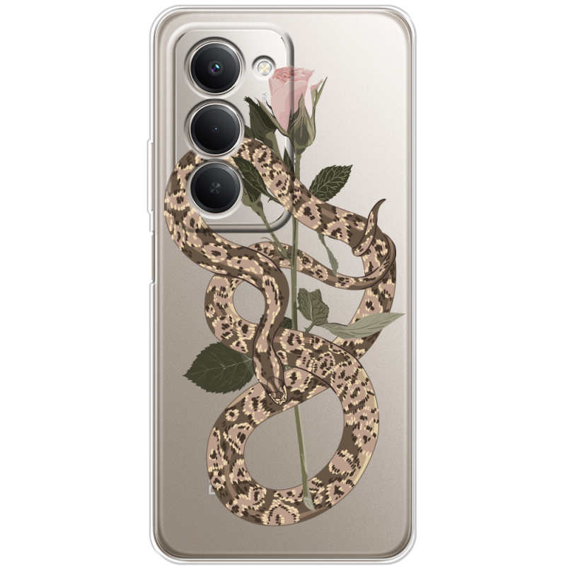 Прозорий чохол BoxFace Xiaomi Redmi 15 Glamor Snake
