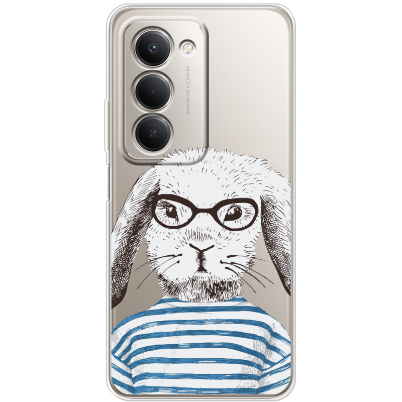 Прозорий чохол BoxFace Xiaomi Redmi 15 MR. Rabbit