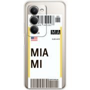 Прозорий чохол BoxFace Xiaomi Redmi 15 Ticket Miami
