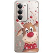 Прозорий чохол BoxFace Xiaomi Redmi 15 Winter Deer