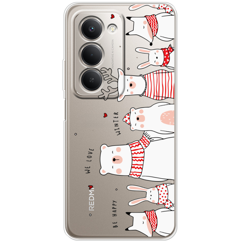 Прозорий чохол BoxFace Xiaomi Redmi 15 The Friendly Beasts