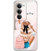 Прозорий чохол BoxFace Xiaomi Redmi 15 Travel Girl