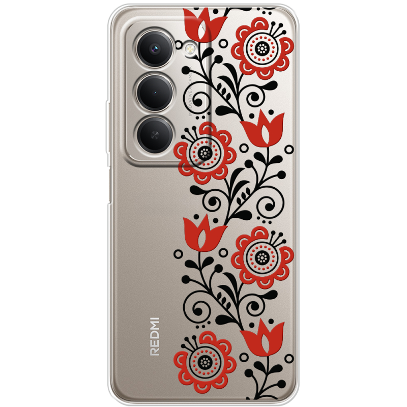 Прозорий чохол BoxFace Xiaomi Redmi 15 Ethno Ornament