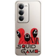 Прозорий чохол BoxFace Xiaomi Redmi 15 siquid game люди в красном