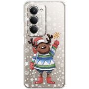 Прозорий чохол BoxFace Xiaomi Redmi 15 Christmas Deer with Snow