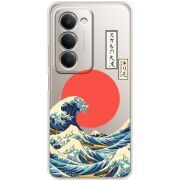 Прозорий чохол BoxFace Xiaomi Redmi 15 Большая волна в Канагаве