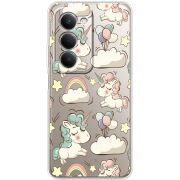 Прозорий чохол BoxFace Xiaomi Redmi 15 Unicorns