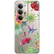 Прозорий чохол BoxFace Xiaomi Redmi 15 Tropical
