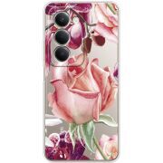 Прозорий чохол BoxFace Xiaomi Redmi 15 Rose