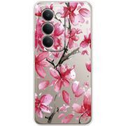 Прозорий чохол BoxFace Xiaomi Redmi 15 Pink Magnolia