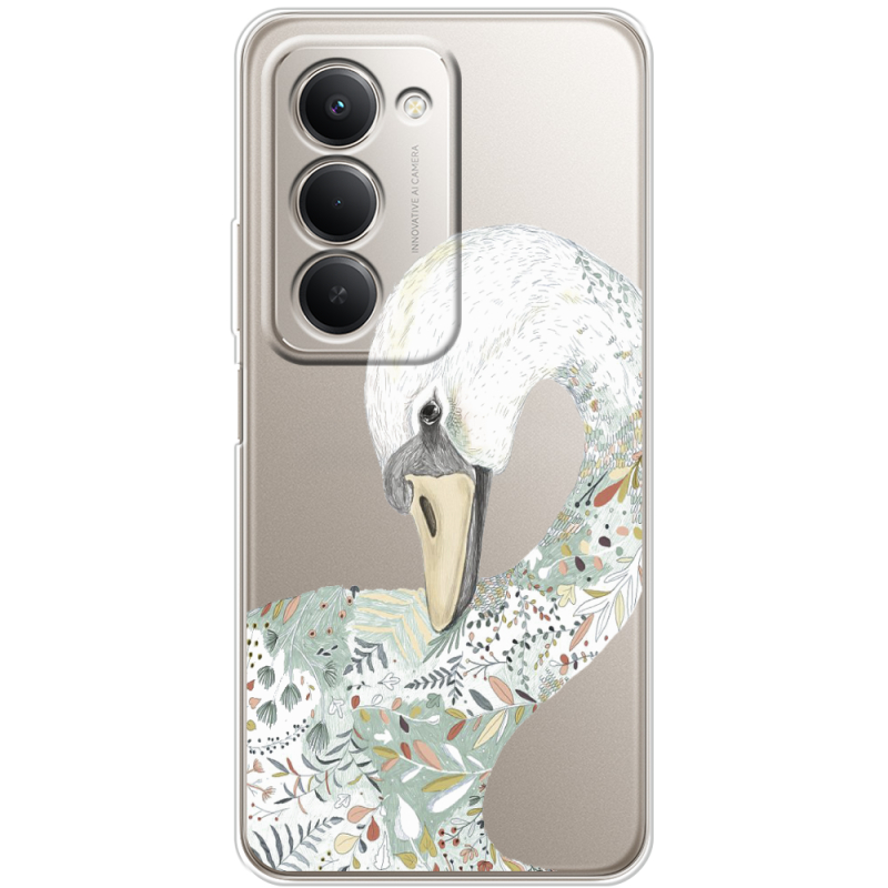 Прозорий чохол BoxFace Xiaomi Redmi 15 Swan