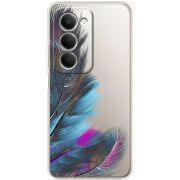Прозорий чохол BoxFace Xiaomi Redmi 15 Feathers
