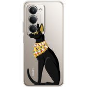 Чохол зі стразами Xiaomi Redmi 15 Egipet Cat