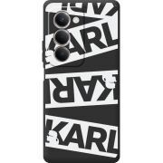 Чорний чохол BoxFace Xiaomi Redmi 15 White Karl