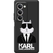 Чорний чохол BoxFace Xiaomi Redmi 15 Cat in Black