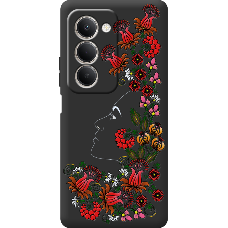 Чорний чохол BoxFace Xiaomi Redmi 15 3D Ukrainian Muse