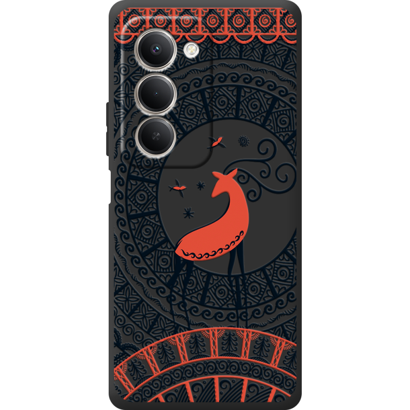 Чорний чохол BoxFace Xiaomi Redmi 15 Ornament