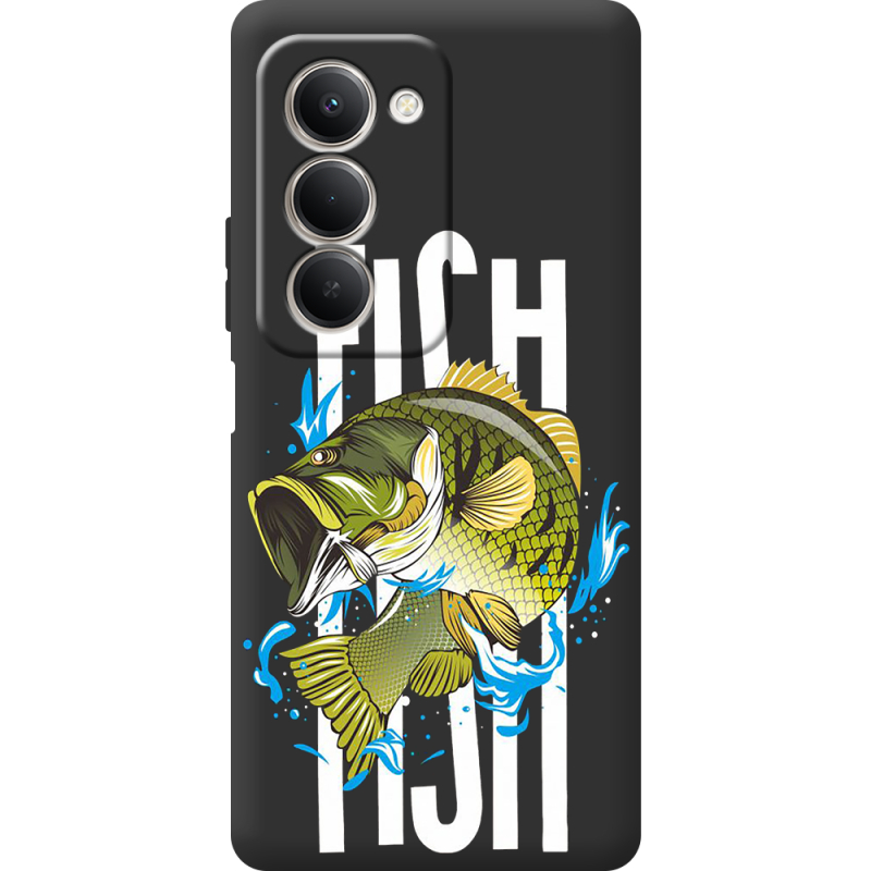 Чорний чохол BoxFace Xiaomi Redmi 15 Fish