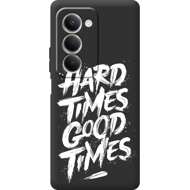 Чорний чохол BoxFace Xiaomi Redmi 15 Hard Times Good Times