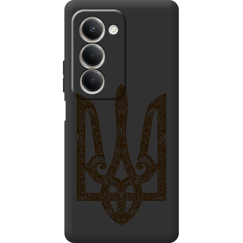 Чорний чохол BoxFace Xiaomi Redmi 15 Ukrainian Trident