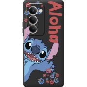 Чорний чохол BoxFace Xiaomi Redmi 15 Гавайський гість Stich