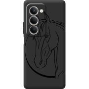 Чорний чохол BoxFace Xiaomi Redmi 15 Horse