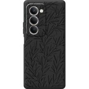 Чорний чохол BoxFace Xiaomi Redmi 15 Leaves