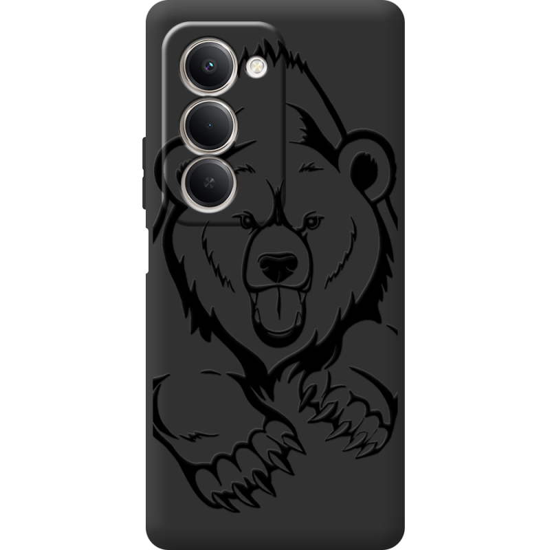 Чорний чохол BoxFace Xiaomi Redmi 15 Grizzly Bear