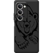 Чорний чохол BoxFace Xiaomi Redmi 15 Grizzly Bear