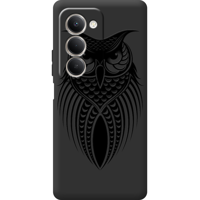 Чорний чохол BoxFace Xiaomi Redmi 15 Owl