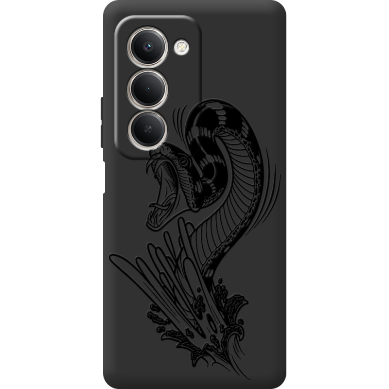 Чорний чохол BoxFace Xiaomi Redmi 15 Snake