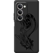Чорний чохол BoxFace Xiaomi Redmi 15 Snake