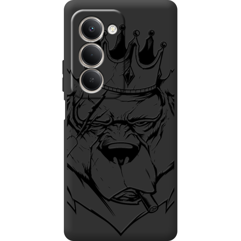Чорний чохол BoxFace Xiaomi Redmi 15 Bear King