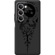 Чорний чохол BoxFace Xiaomi Redmi 15 Hugin and Munin