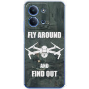 Чохол BoxFace Xiaomi Redmi 15C Дрон Fly Around