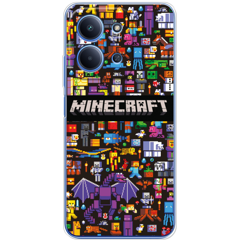 Чохол BoxFace Xiaomi Redmi 15C Minecraft Mobbery