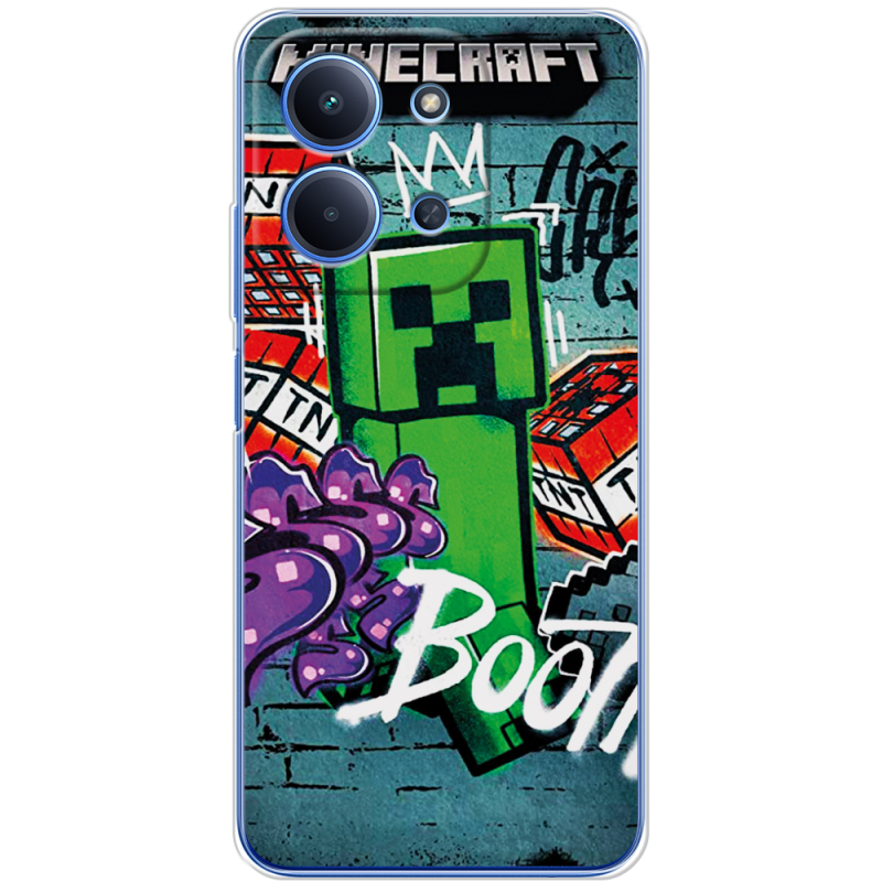 Чохол BoxFace Xiaomi Redmi 15C Minecraft Graffiti
