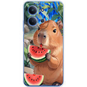 Чохол BoxFace Xiaomi Redmi 15C Капібара з кавуном