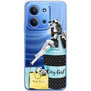 Прозорий чохол BoxFace Xiaomi Redmi 15C City Girl