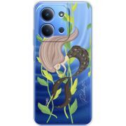 Прозорий чохол BoxFace Xiaomi Redmi 15C Cute Mermaid