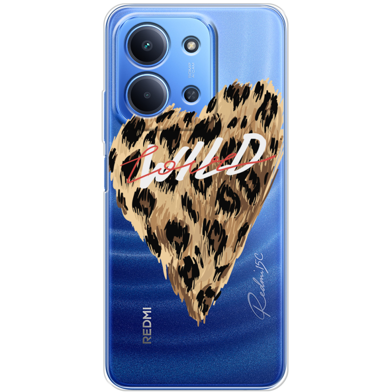 Прозорий чохол BoxFace Xiaomi Redmi 15C Wild Love