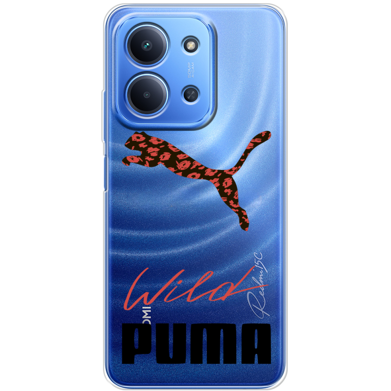 Прозорий чохол BoxFace Xiaomi Redmi 15C Wild Cat