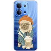 Прозорий чохол BoxFace Xiaomi Redmi 15C Dog Coffeeman