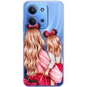 Прозорий чохол BoxFace Xiaomi Redmi 15C Mouse Girls