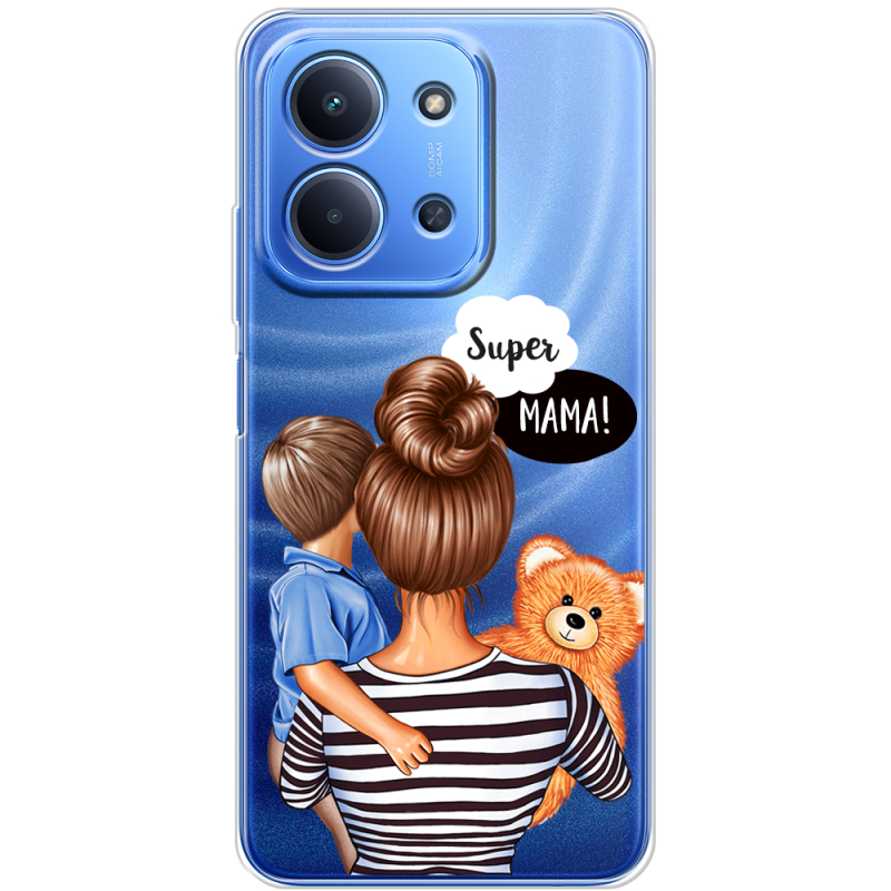 Прозорий чохол BoxFace Xiaomi Redmi 15C Super Mama and Son
