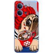 Прозорий чохол BoxFace Xiaomi Redmi 15C Winter Puggy