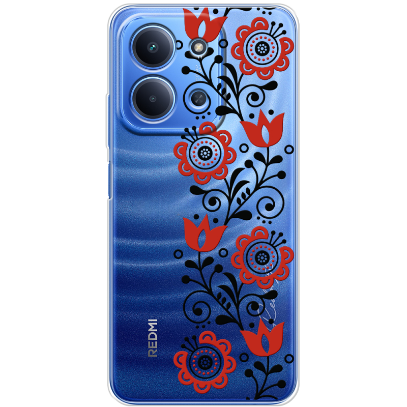Прозорий чохол BoxFace Xiaomi Redmi 15C Ethno Ornament
